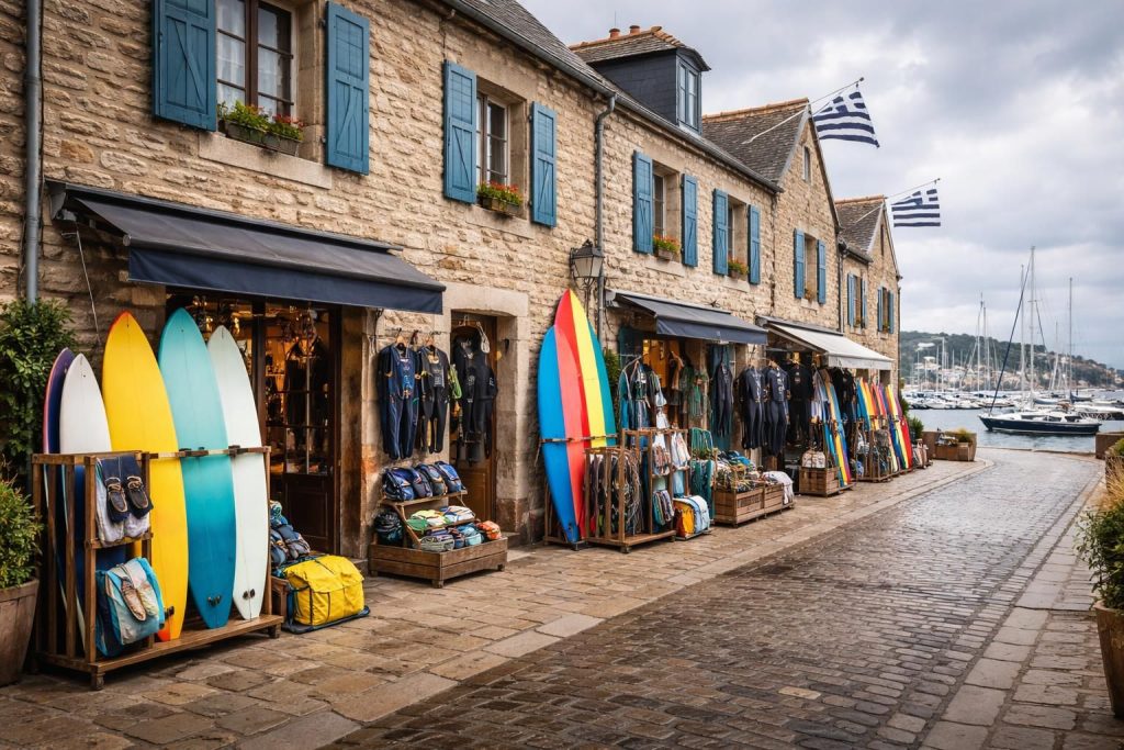 découvrez nos boutiques bretonnes spécialisées en équipements nautiques pour la voile et le surf en bretagne, offrant des produits de qualité pour tous les passionnés de sports nautiques.