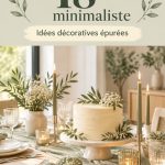 Décoration élégante et épurée pour une fête des 18 ans