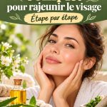 Femme souriante avec une peau éclatante, illustrant le rajeunissement du visage